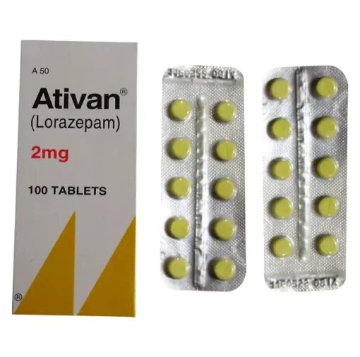 Ativan Tablets (Lorazepam) – Fast-Acting Calm for Anxiety & Rest